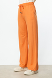 Wide Leg Trousers with Elastic Waistband