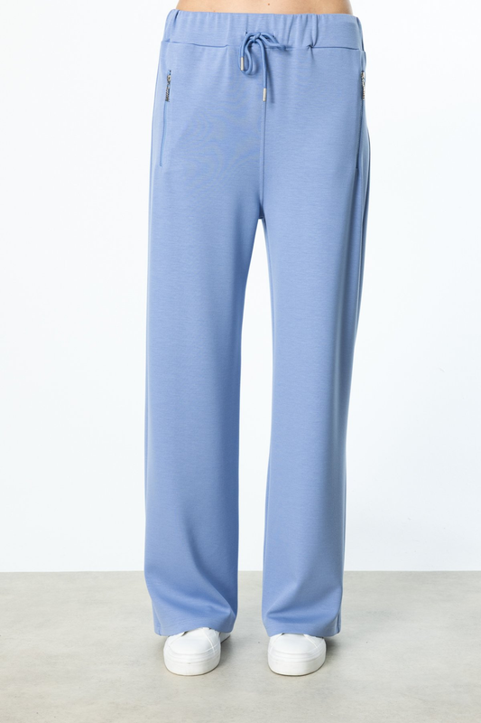 On Beli Lastikli Fermuar Cepli Eşofman Altı