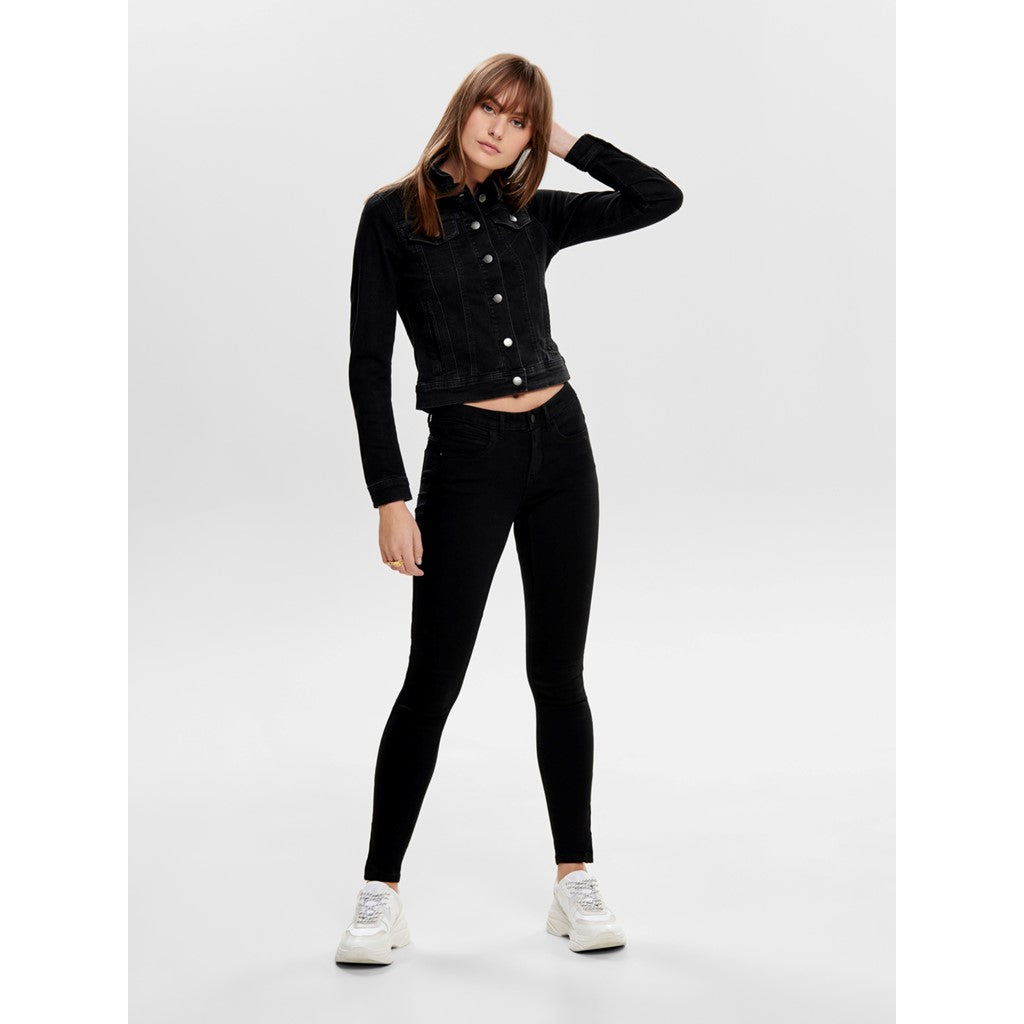 Only Minimalist Dar Paça Jean Pantolon - Yüksek Bel Slim Fit