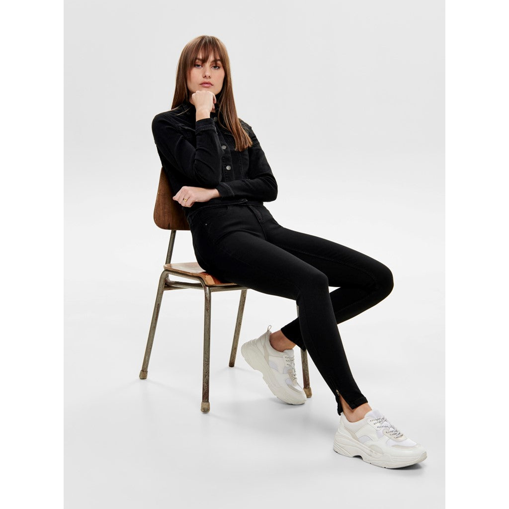 Only Minimalist Dar Paça Jean Pantolon - Yüksek Bel Slim Fit Main image