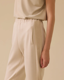 elastik bel süet detaylı pantolon Scl