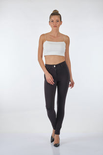Seleste Yüksek Bel Slim Fit Kadın Pantolon - Günlük Kullanım