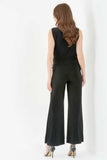 Tolga Saraçoğlu Wide-Leg Knitted Trousers with Elastic Waistband 