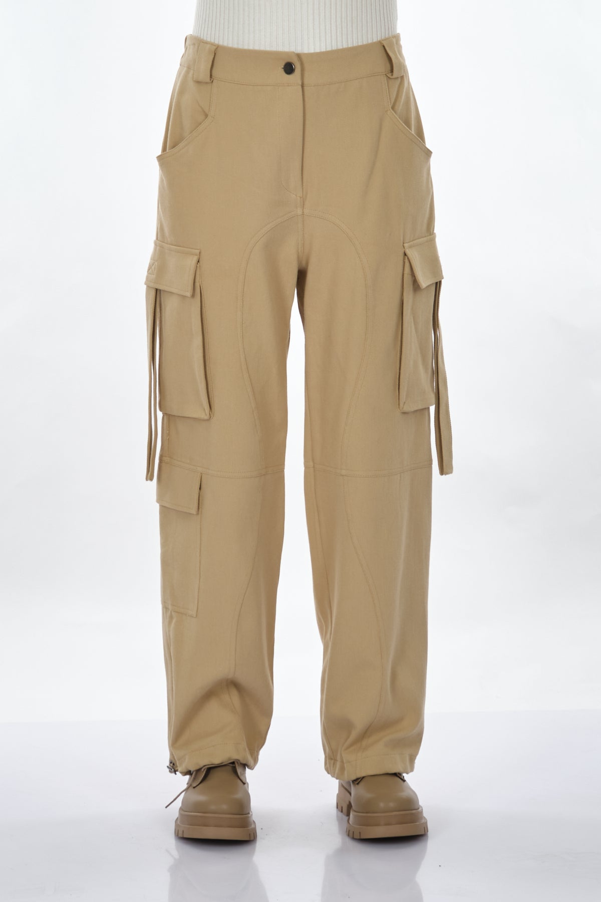 Unique Mode Oversize Bol Cepli Kadın Pantolon - Minimalist Günlük Stil Main image