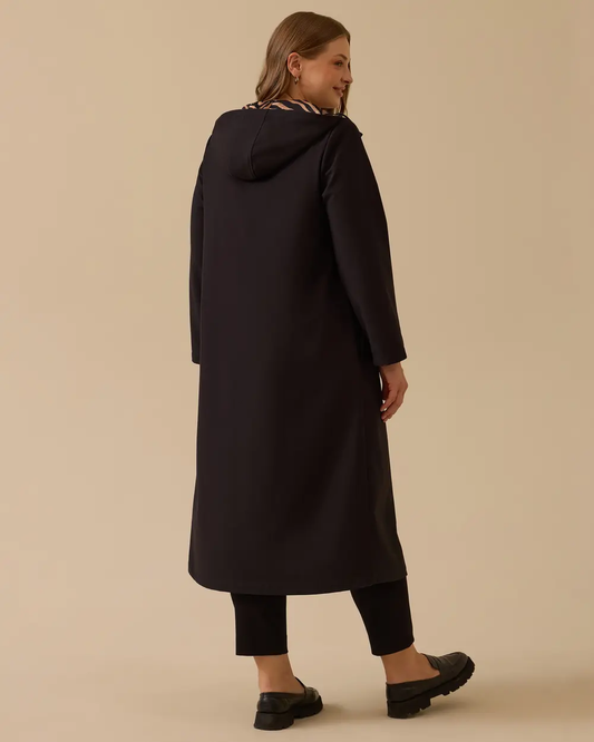 Plus size lined trench coat with pockets Gala-Xi