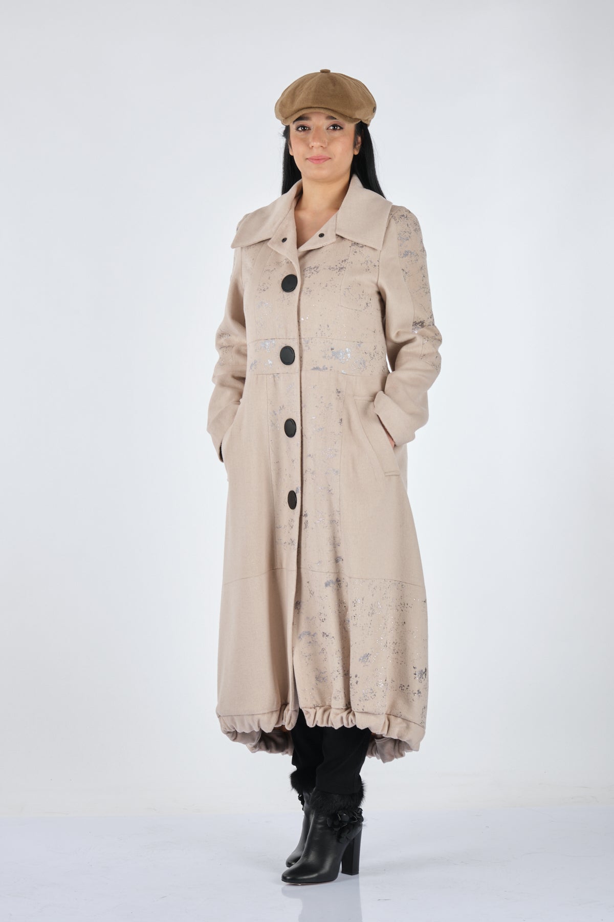 Misswhence Oversize Midi Pardesü - Günlük & Şık Kışlık Kaban Main image