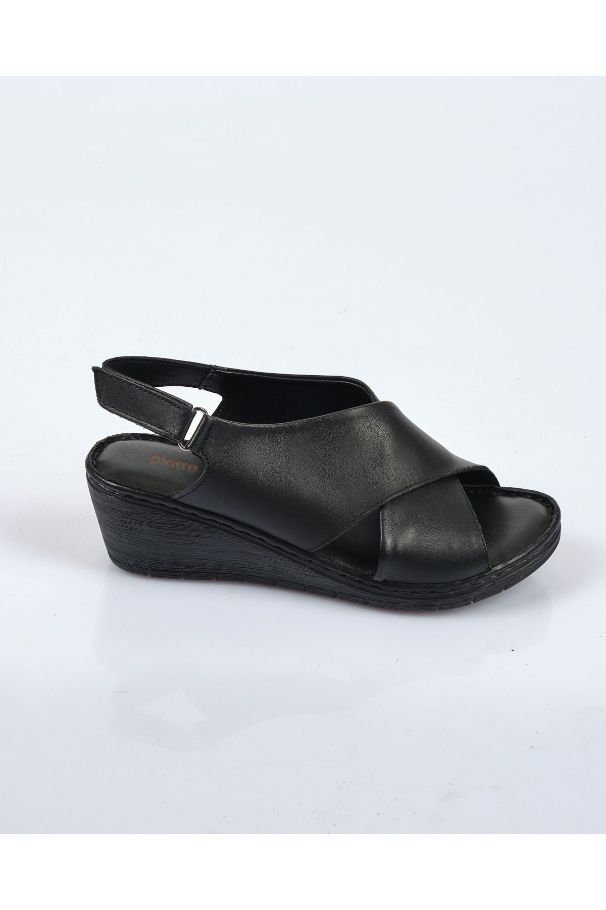 Pierre Cardin Minimalist Kayışlı Dolgu Topuk Kadın Sandalet PC-6907 Main image