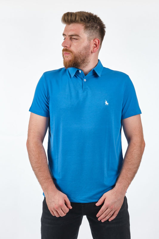 Polo Erkek Kısa Kol Polo Yaka Minimalist T-Shirt - Günlük Şıklık