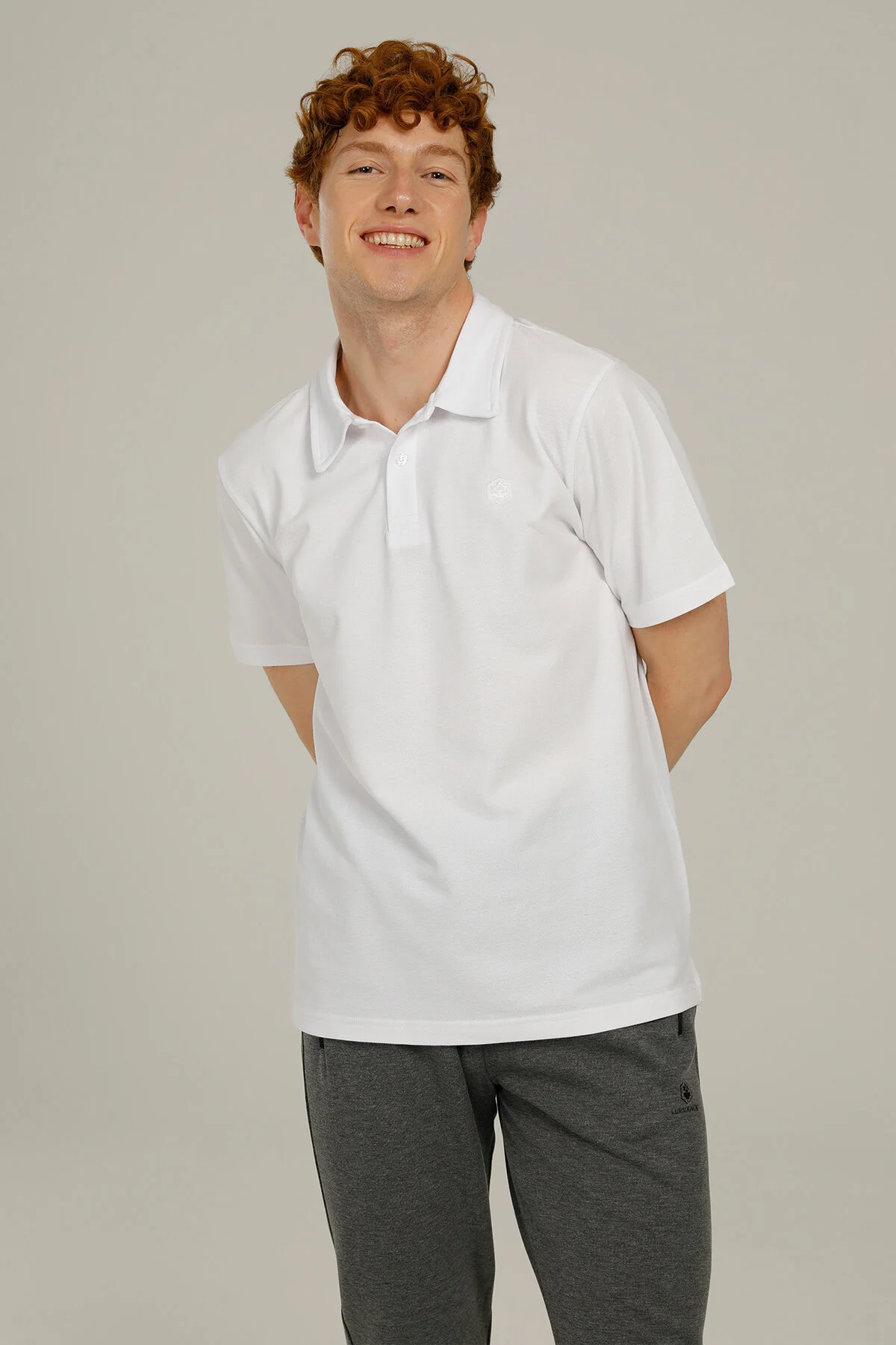Lumberjack Erkek Minimalist Polo Yaka Kısa Kol T-Shirt - Rahat Kesim Main image