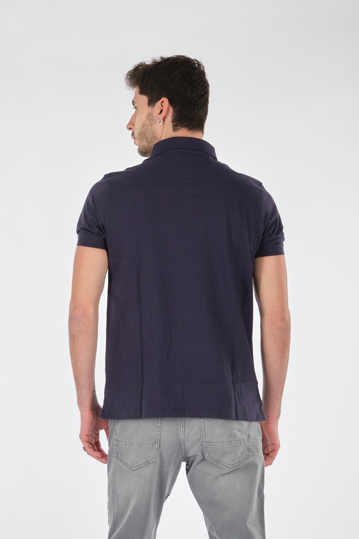 Porto Cervo Minimalist Polo Yaka Kısa Kol Erkek T-Shirt - Regular Fit