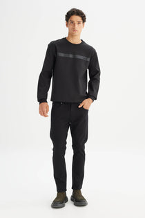 Regular Fit Normal Kesim Bisikler Yaka Sweatshirt Lee