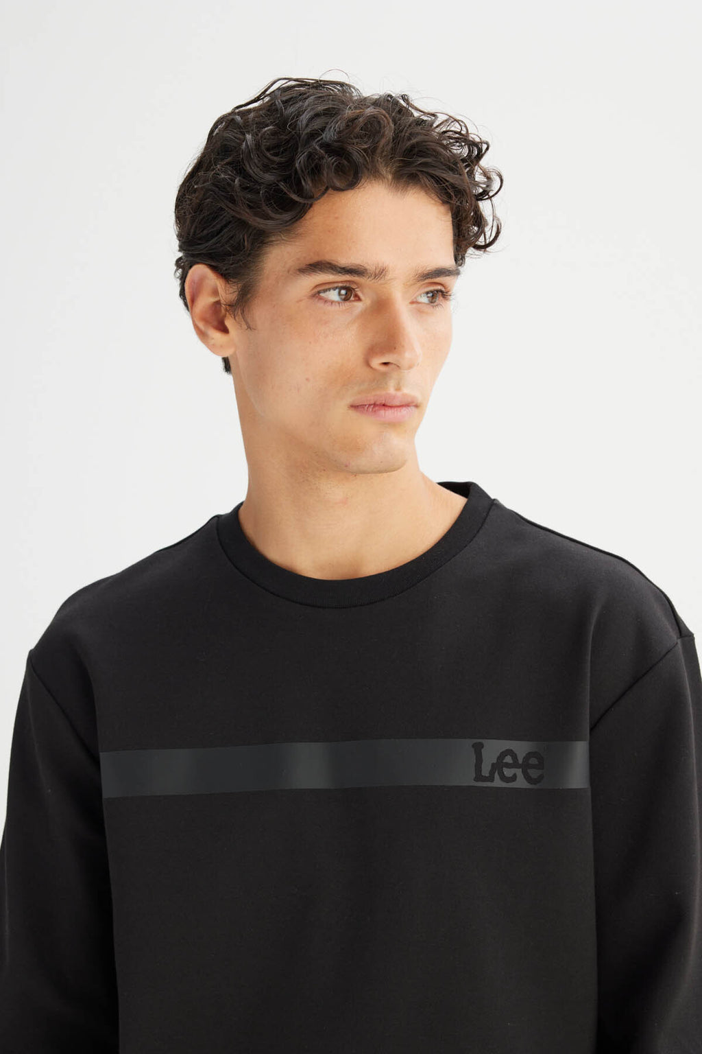 Regular Fit Normal Kesim Bisikler Yaka Sweatshirt Lee