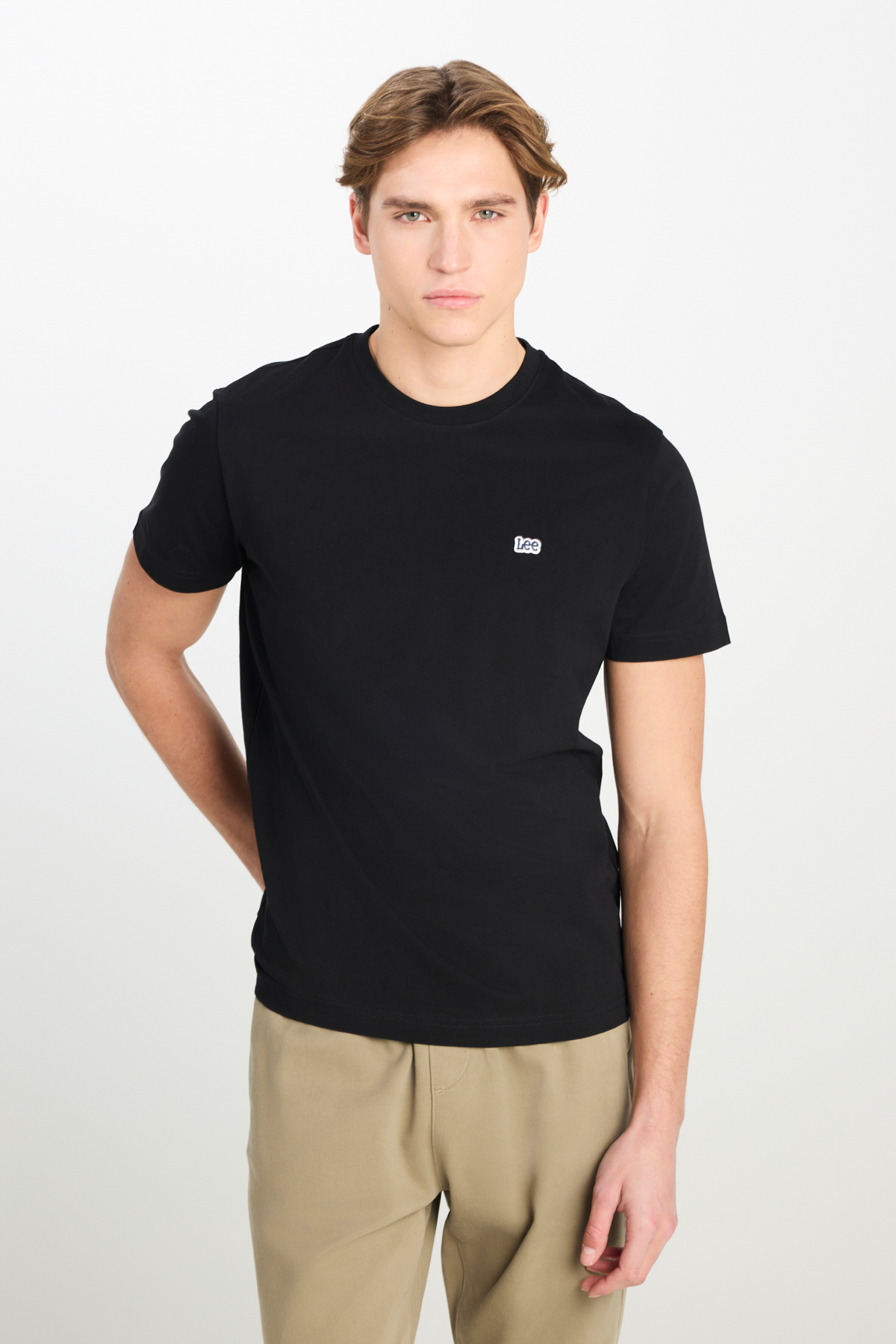 Regular Fit Normal Kesim Bisiklet Yaka Pamuklu T-Shirt Main image