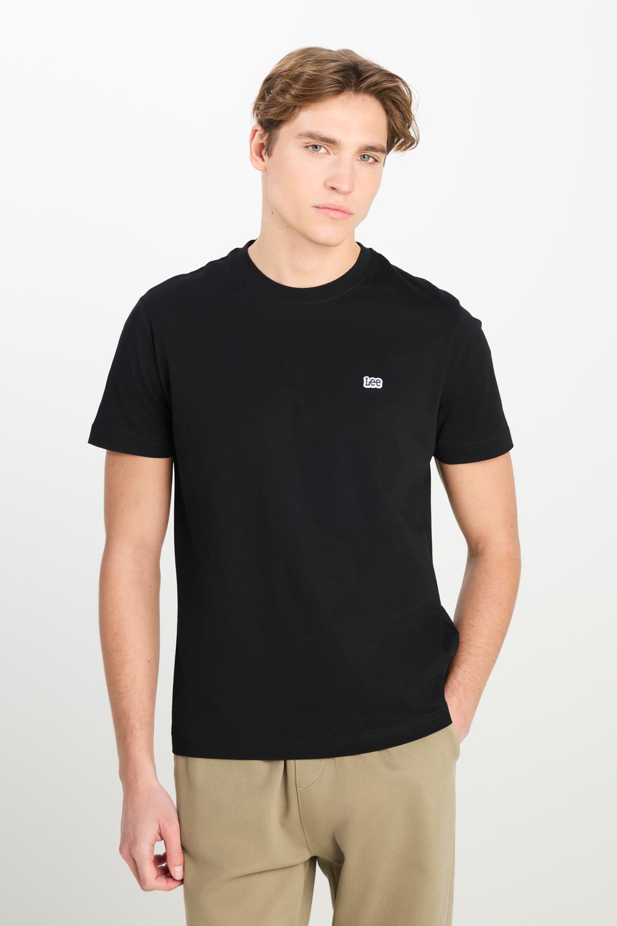 Regular Fit Normal Kesim Bisiklet Yaka Pamuklu T-Shirt