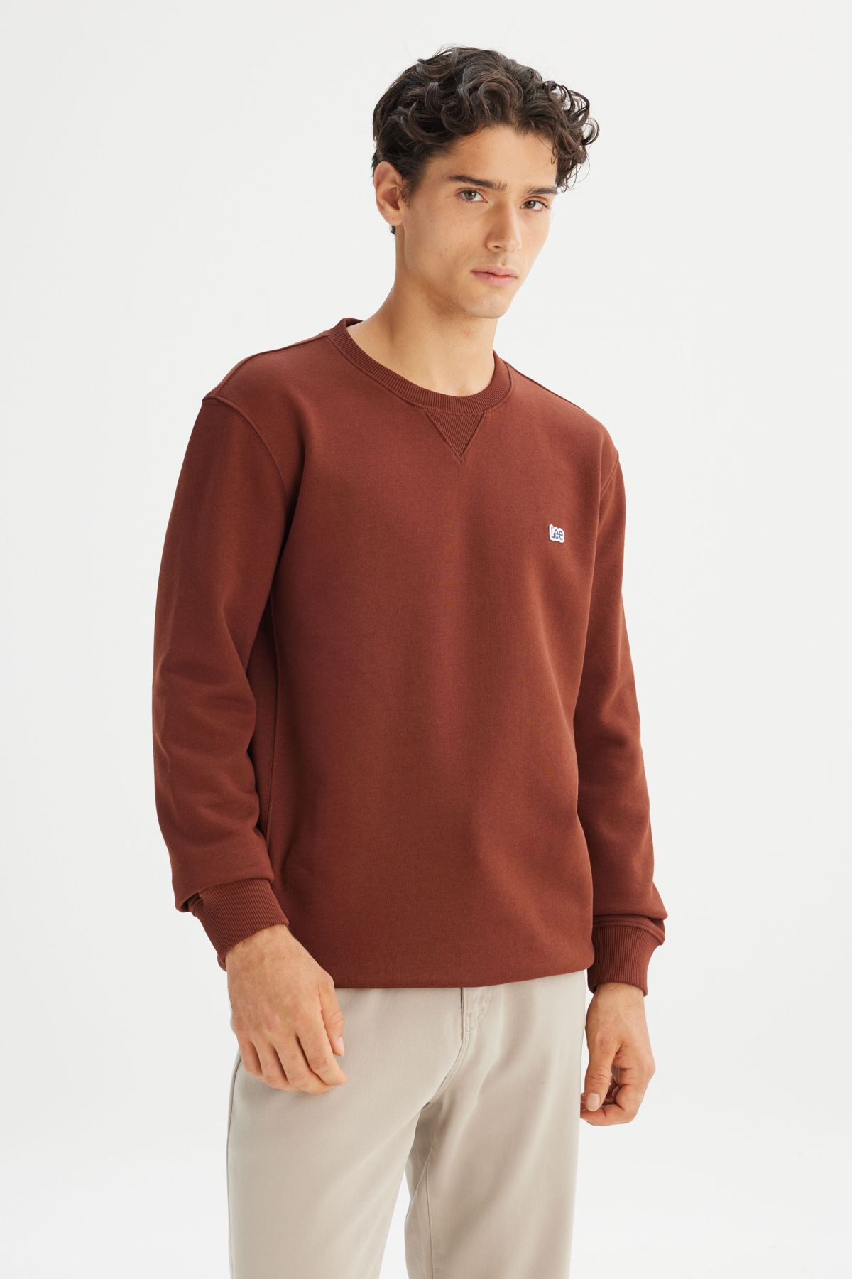 Regular Fit Normal Kesim Bisiklet Yaka Sweatshirt Lee Main image
