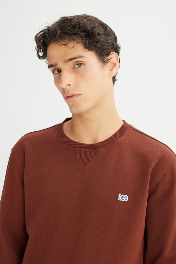 Regular Fit Normal Kesim Bisiklet Yaka Sweatshirt Lee