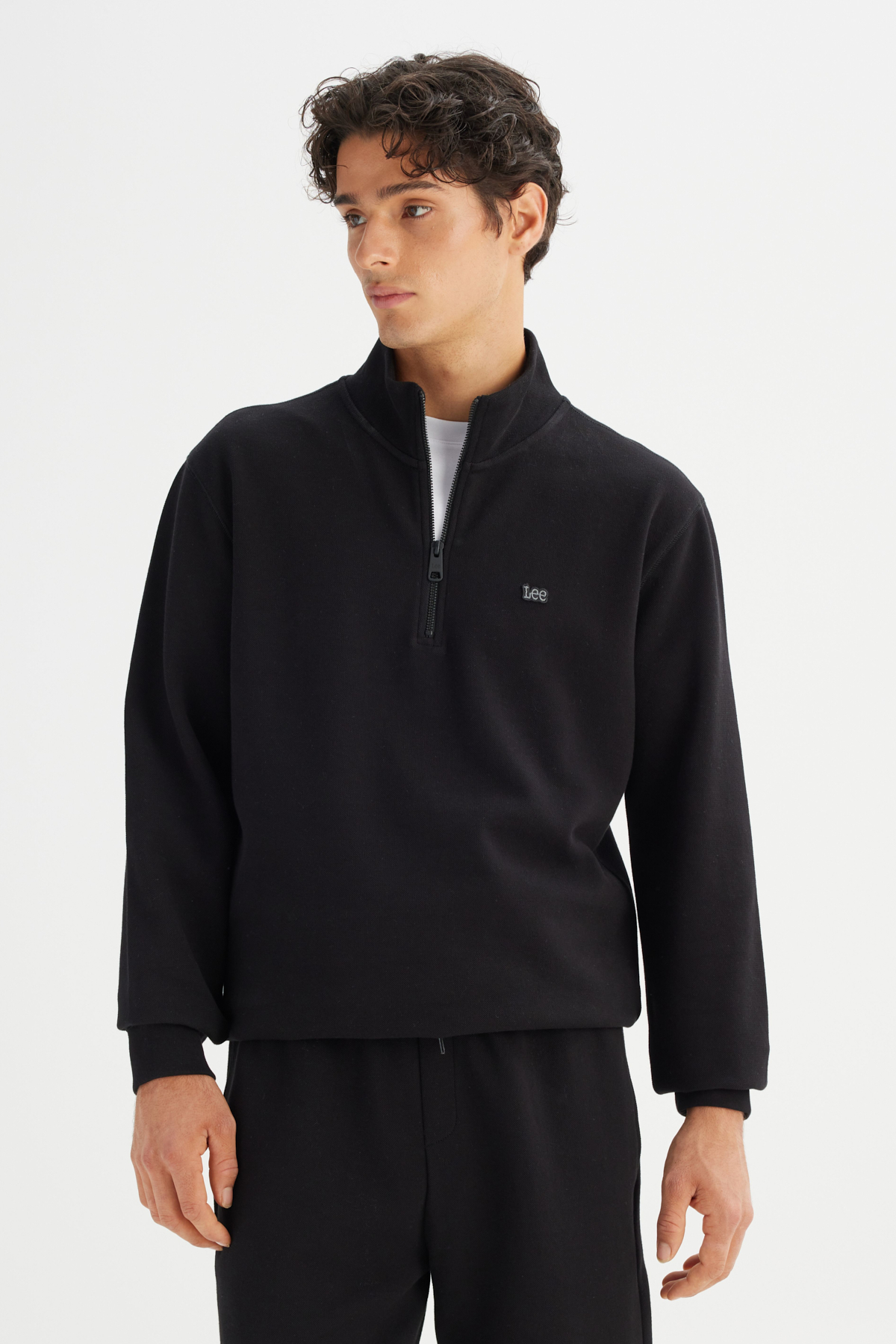 Regular Fit Normal Kesim Fermuar Detaylı Sweatshirt Lee Main image