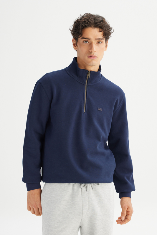 Regular Fit Zip-Up Sweatshirt Lee