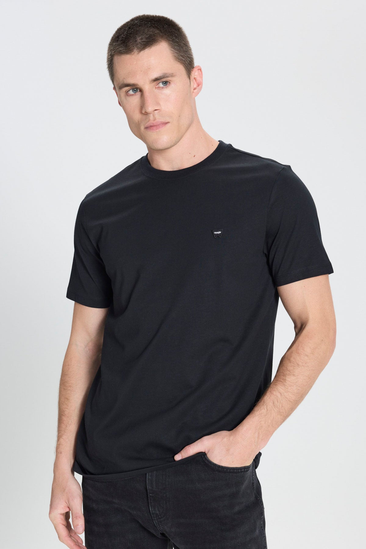 Relaxed Fit Normal Kesim Bisiklet Yaka Wrangler Secondary image