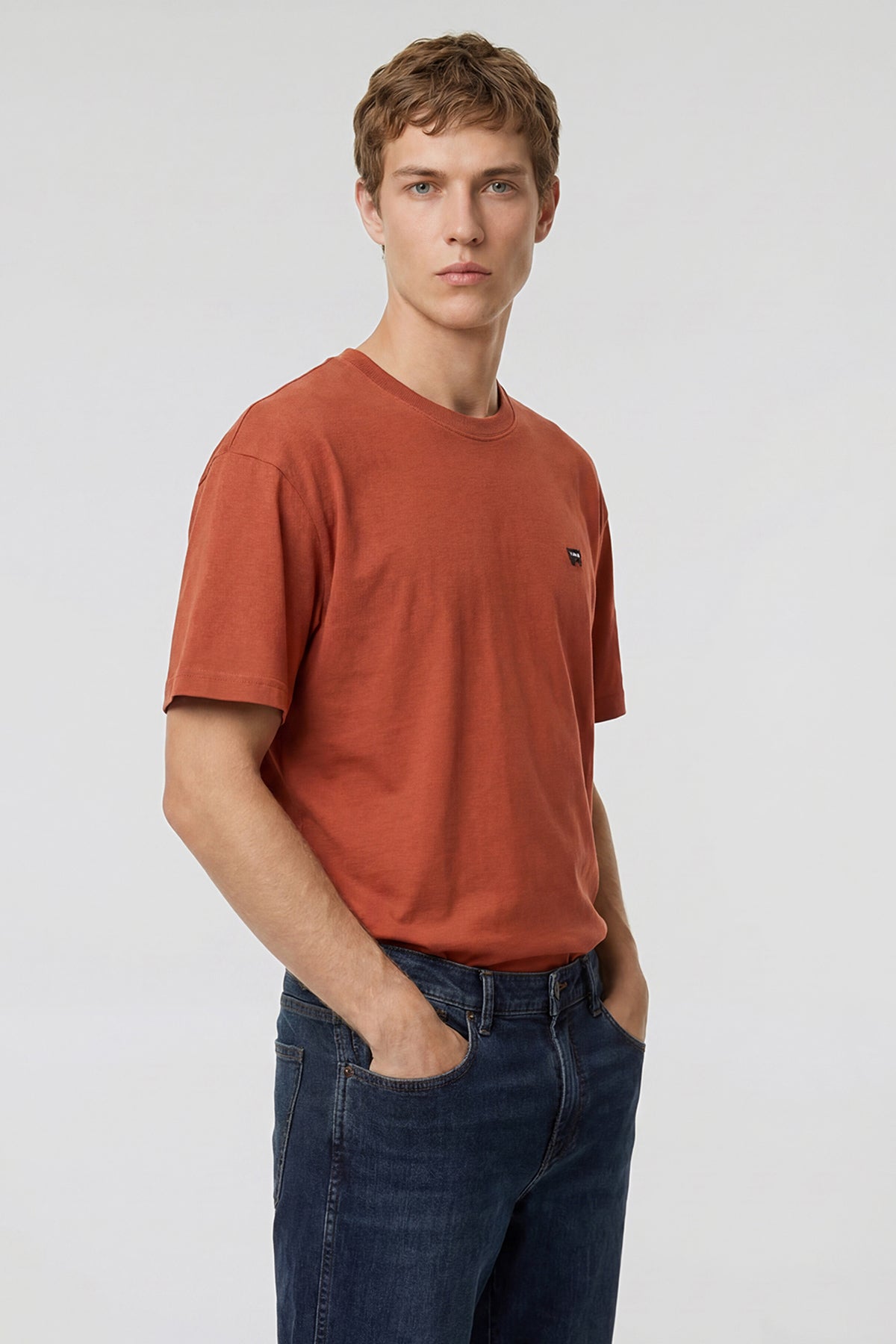 Relaxed Fit Small Logo Erkek T-Shirt Wrangler Secondary image