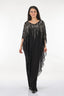 Rozeşah Asimetrik Yaka Oversize Midi Abiye Elbise - Şifon