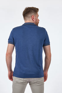 San&Fa Minimalist Erkek Polo Yaka T-Shirt - Kısa Kol - Günlük