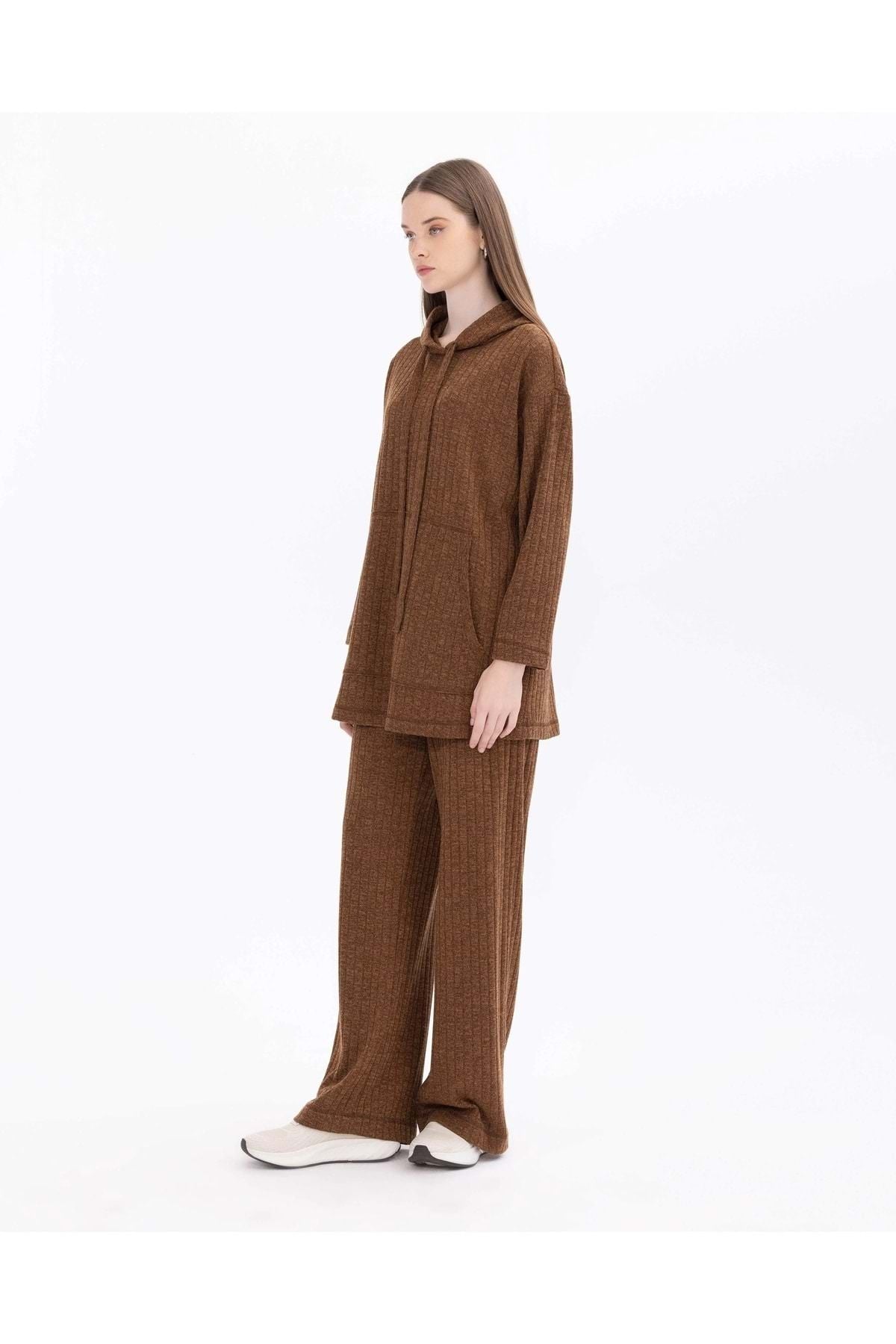Scl Oversize Minimalist Günlük Rahat Kadın Pantolon Secondary image