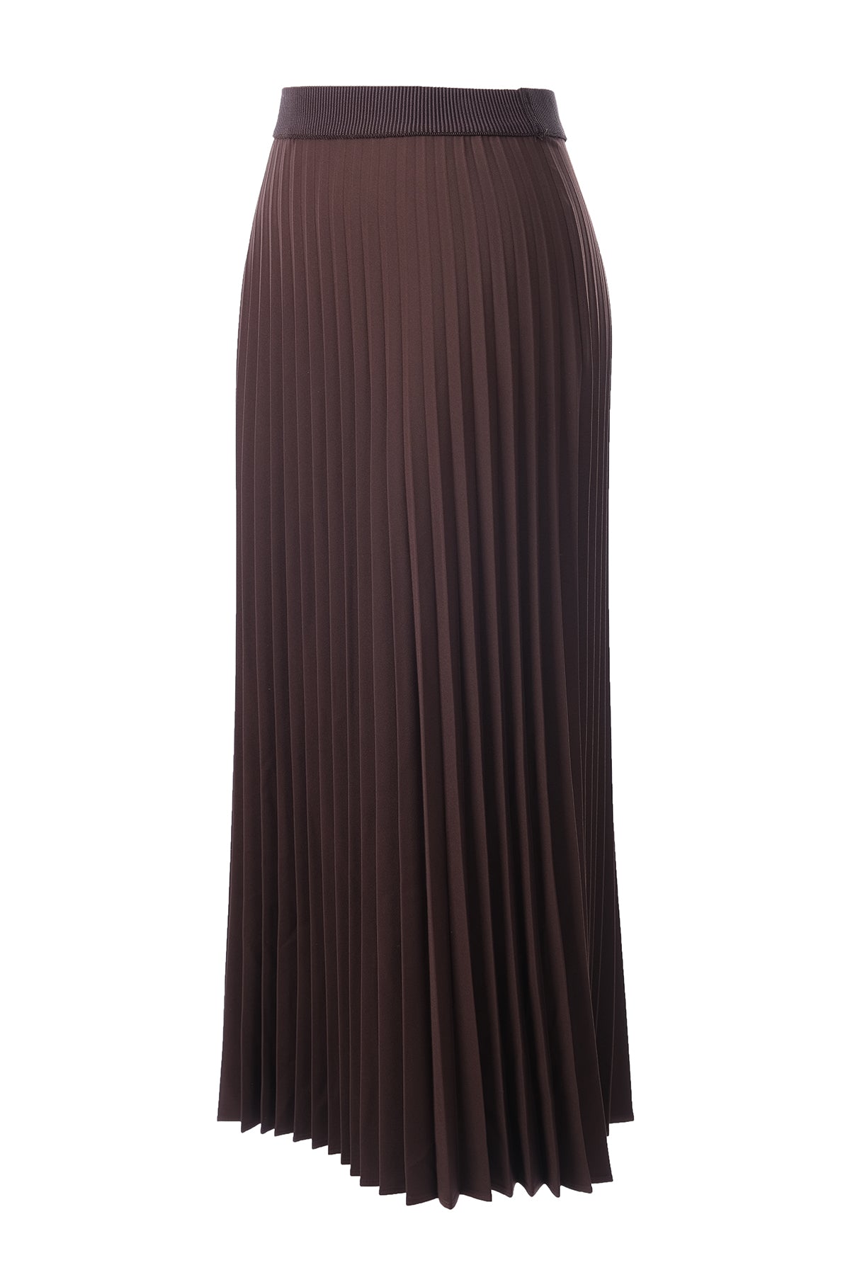 Scl Kadın Regular Kalıp Esnek Bel Pliseli Maxi Etek Polyester Kumaş 10002521611019