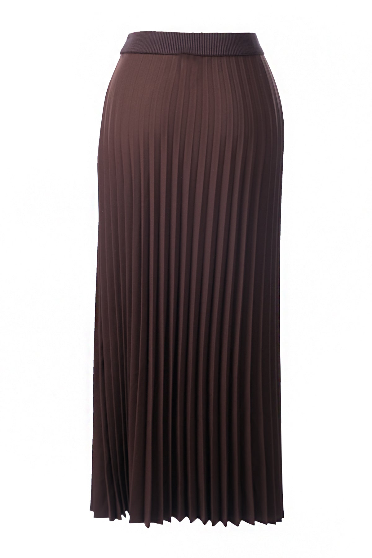 Scl Kadın Regular Kalıp Esnek Bel Pliseli Maxi Etek Polyester Kumaş 10002521611019