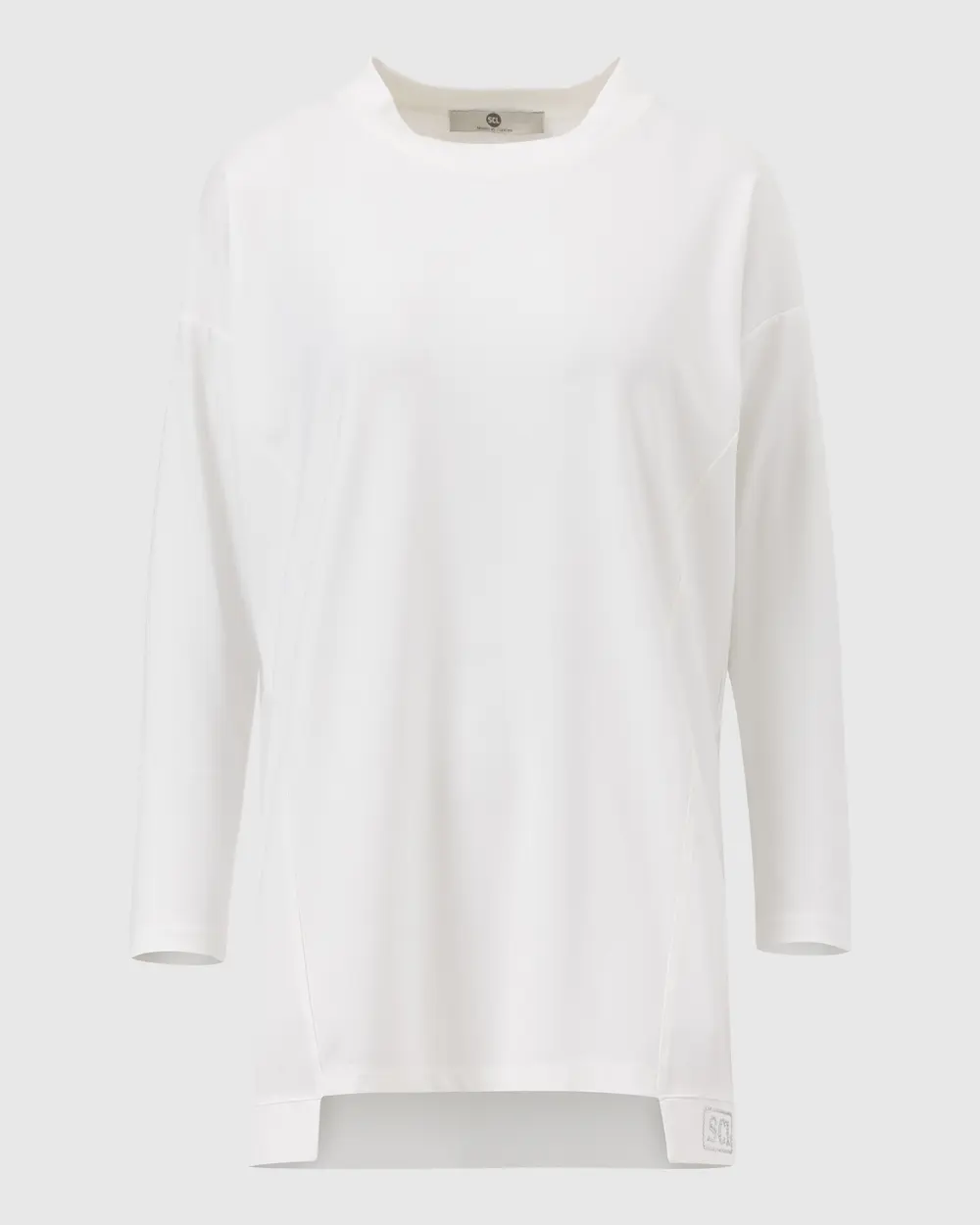 SCL Oversize Midi Günlük Kadın Tunik - 3/4 Kol - Minimalist