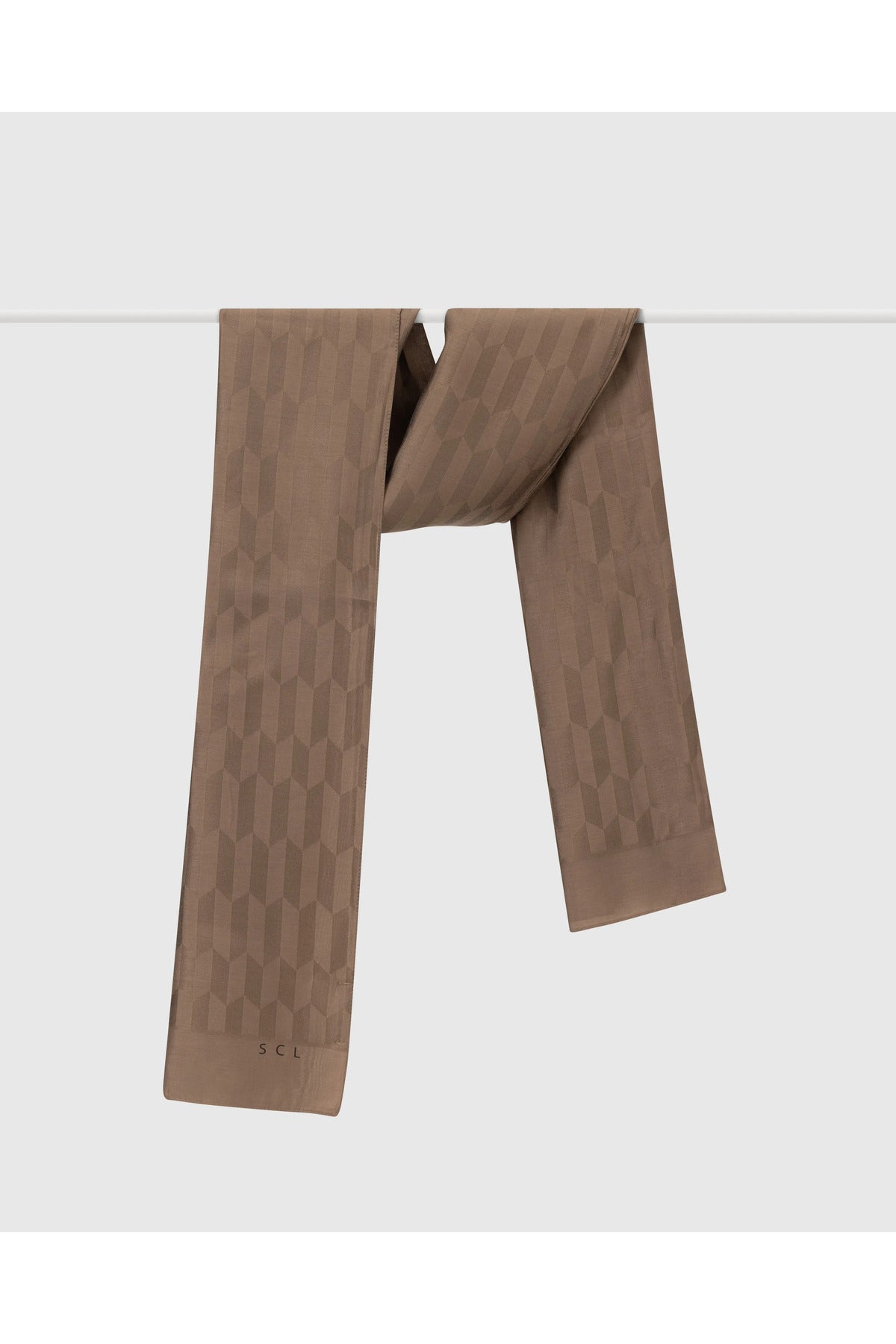 SCL Minimalist Geometrik Desen Kadın Şal - Günlük Kullanım Secondary image