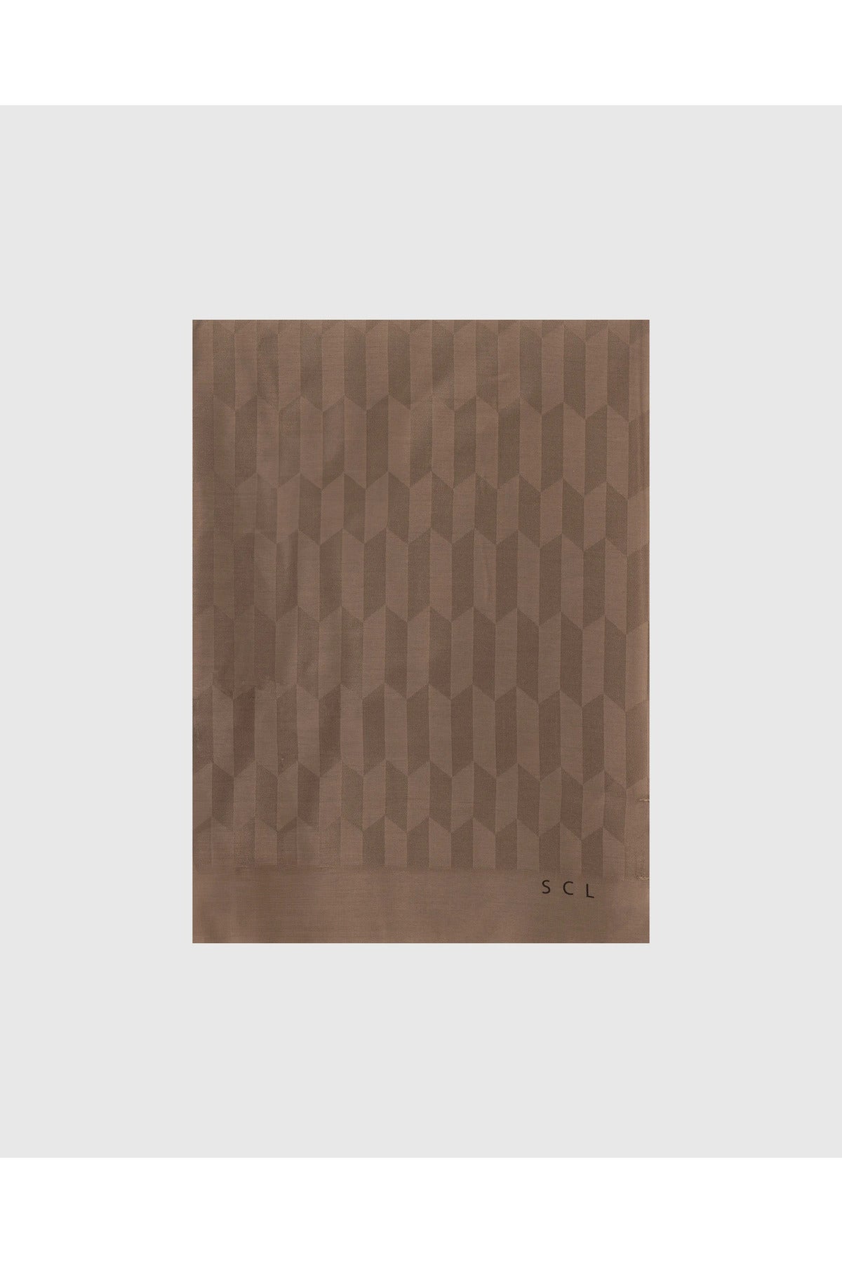 SCL Minimalist Geometrik Desen Kadın Şal - Günlük Kullanım