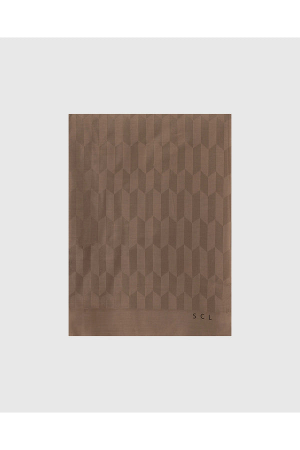 SCL Minimalist Geometrik Desen Kadın Şal - Günlük Kullanım