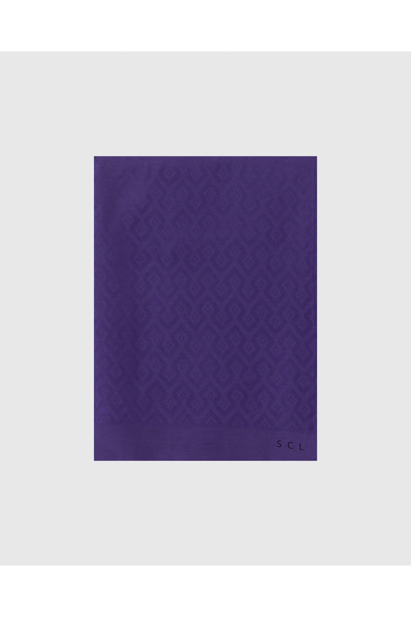 SCL Minimalist Geometrik Desen Kadın Şal - Oversized & Şık