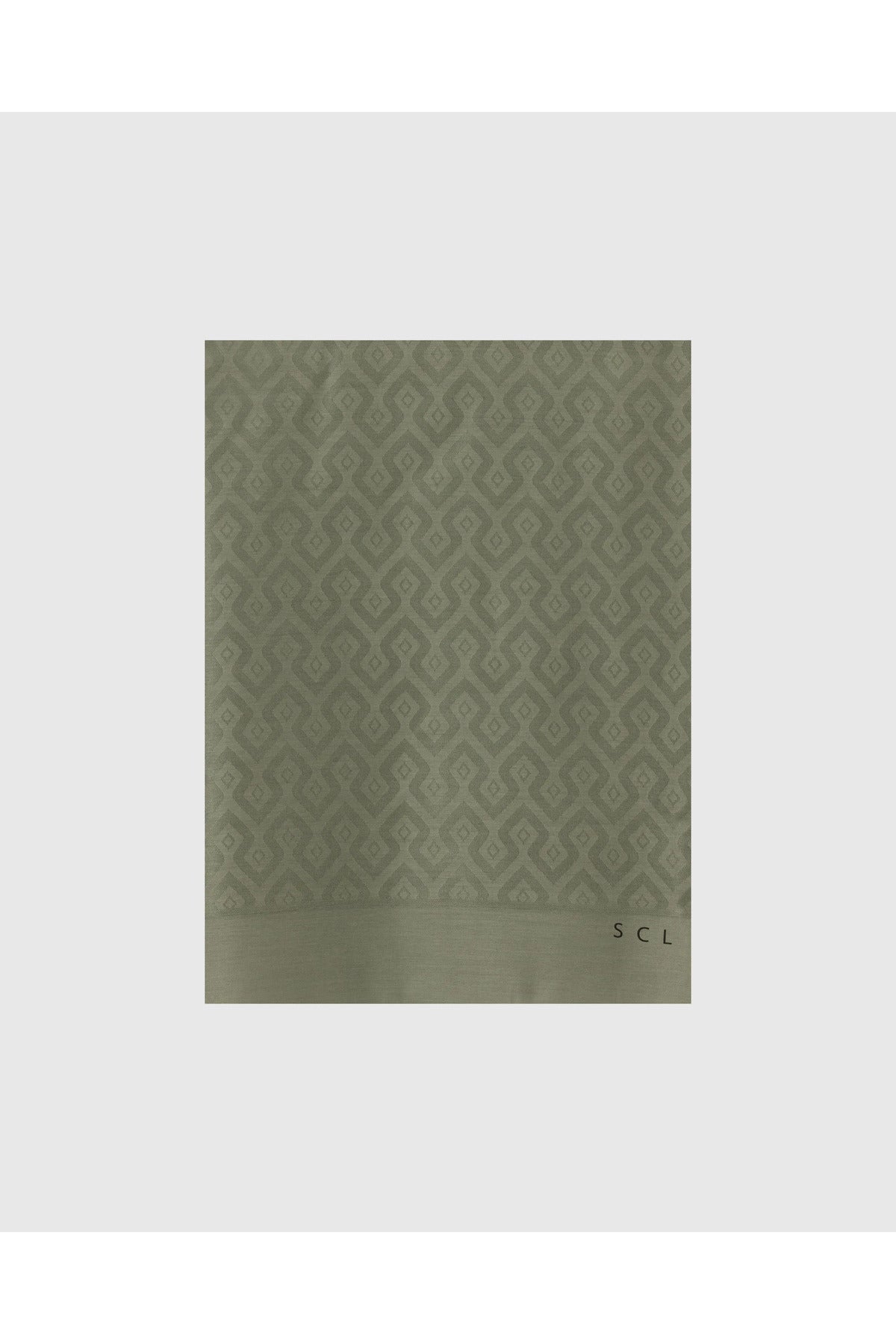 SCL Minimalist Geometrik Desen Kadın Şal - Oversized & Şık