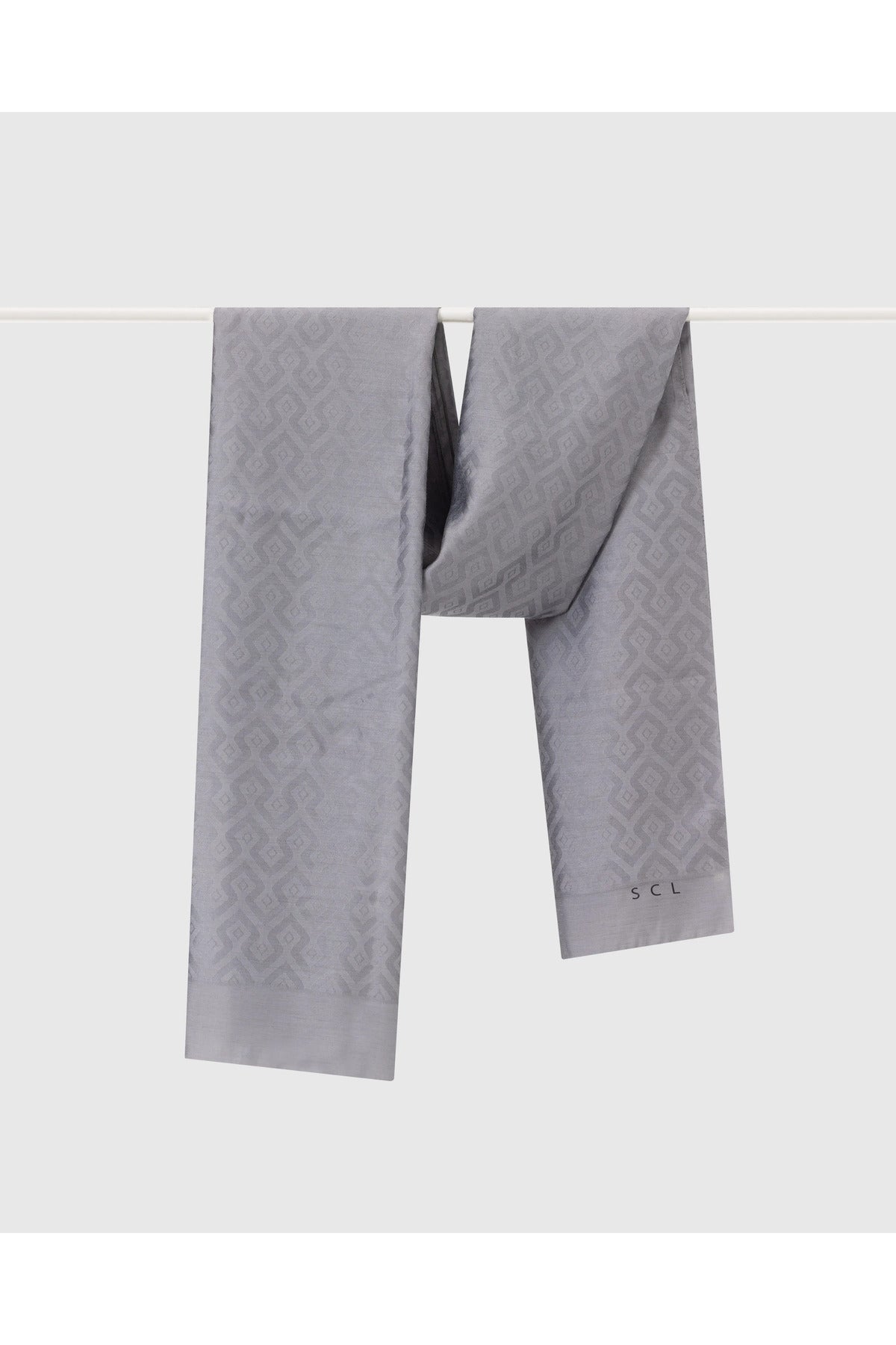 SCL Minimalist Geometrik Desen Kadın Şal - Oversized & Şık