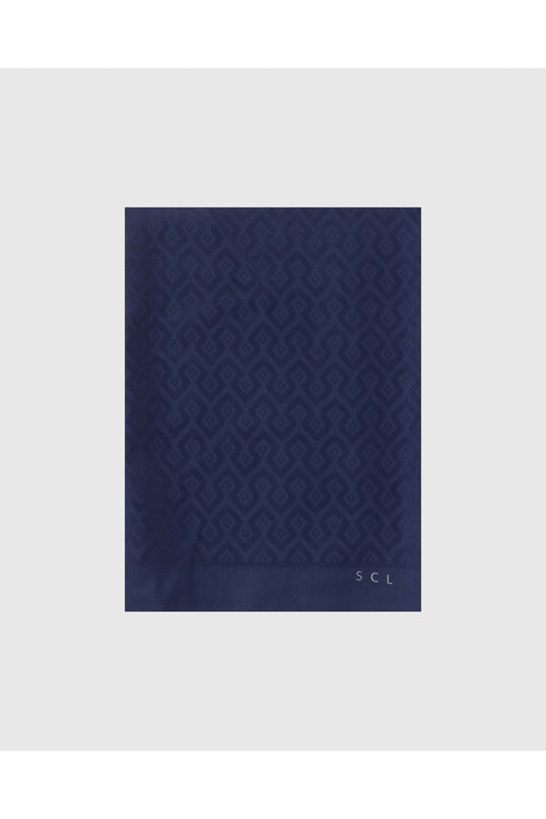 SCL Minimalist Geometrik Desen Kadın Şal - Oversized & Şık