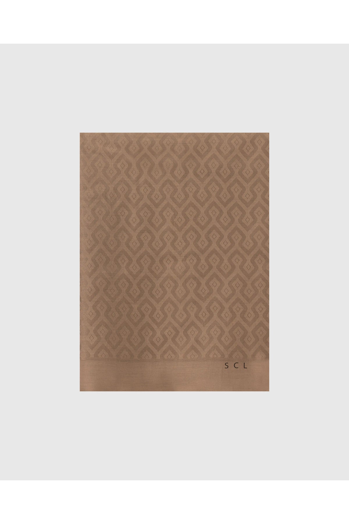SCL Minimalist Geometrik Desen Kadın Şal - Oversized & Şık