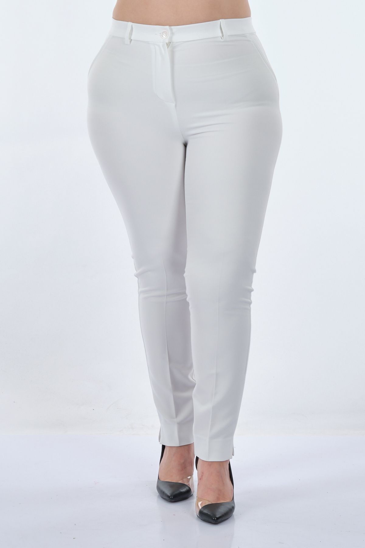 Seleste Kadın Slim Fit Pantolon - Minimalist Günlük Stil Secondary image