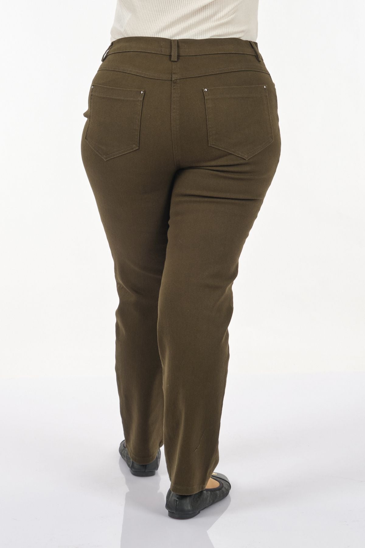 Seleste Yüksek Bel Kadın Pantolon - Minimalist Günlük Stil
