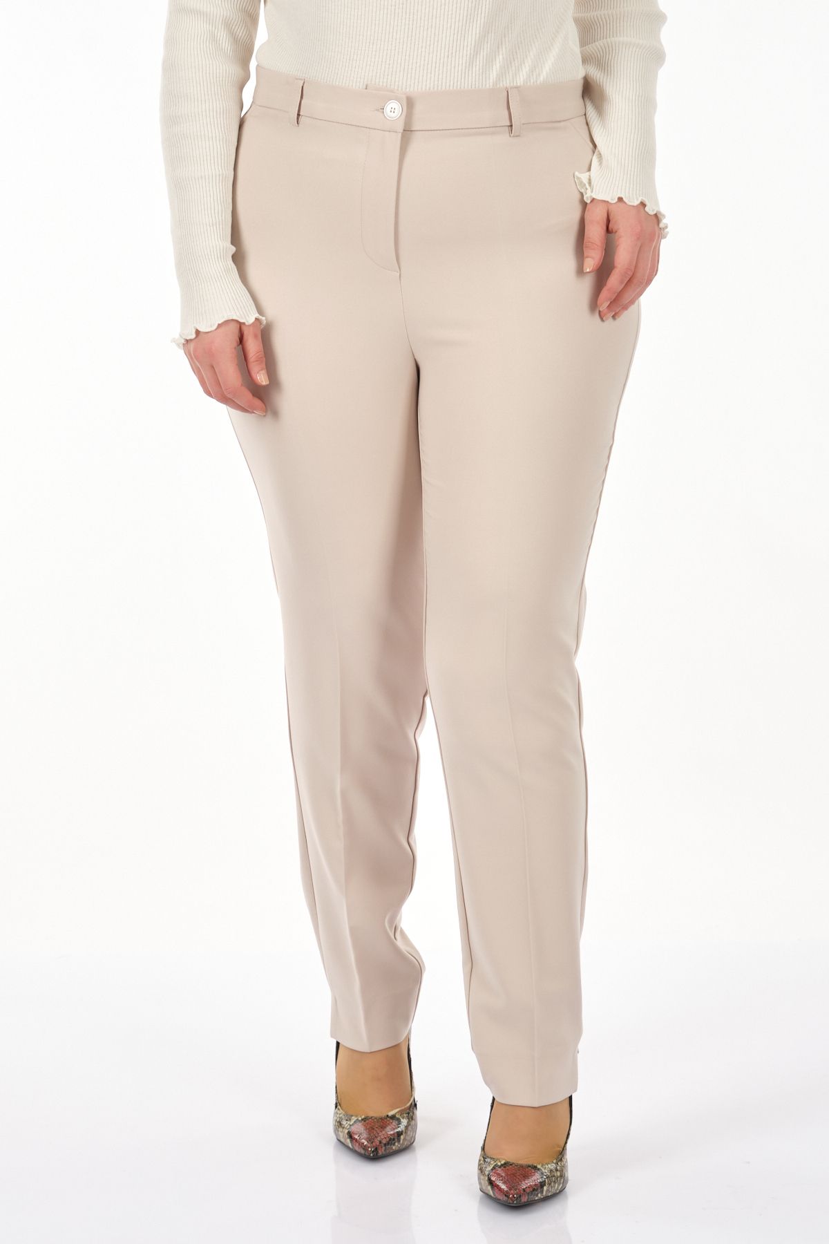 Seleste Minimalist Kadın Pantolon - Regular Fit - Günlük Kullanım İçin İdeal Secondary image