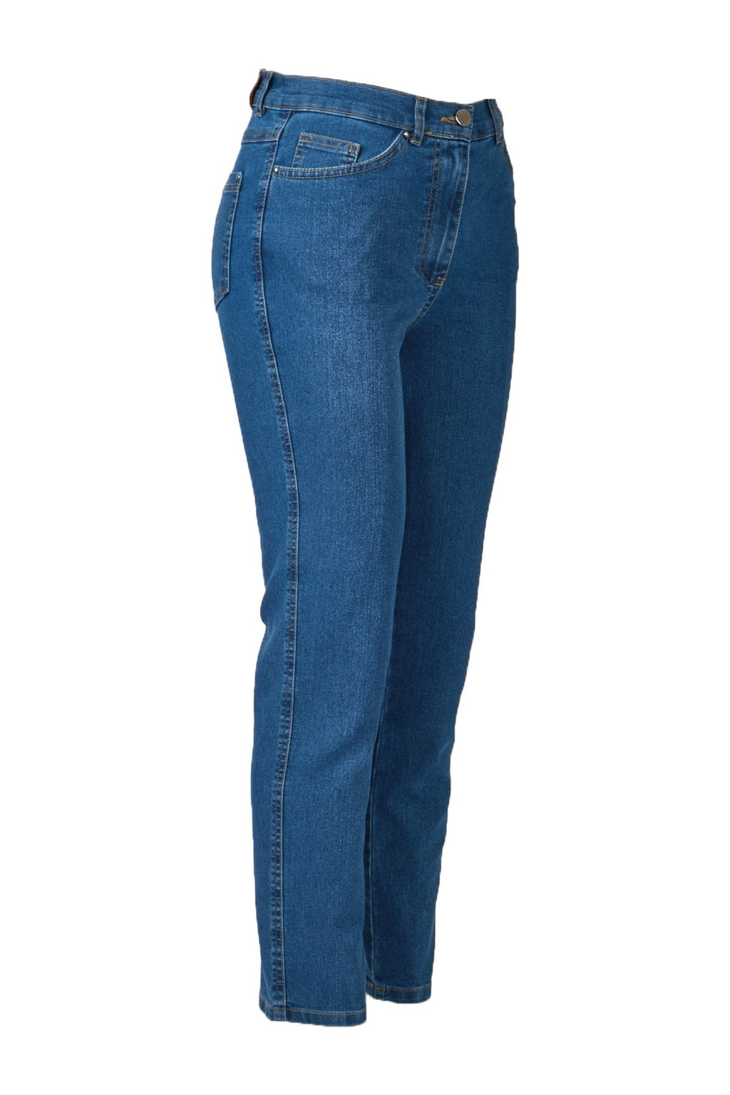 Seleste Yüksek Bel Dar Paça Kadın Kot Pantolon - Minimalist Tarz