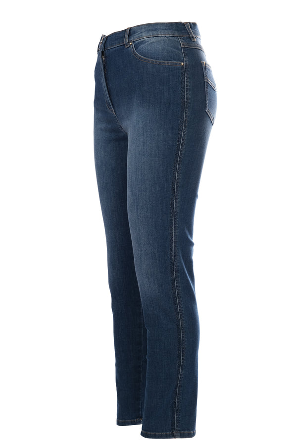Seleste Minimalist Yüksek Bel Dar Paça Jean Pantolon - Günlük Şıklık