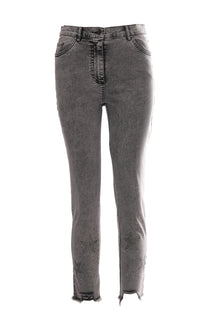 Seleste Yıldız Detaylı Midi Jean Pantolon - Minimalist Stil