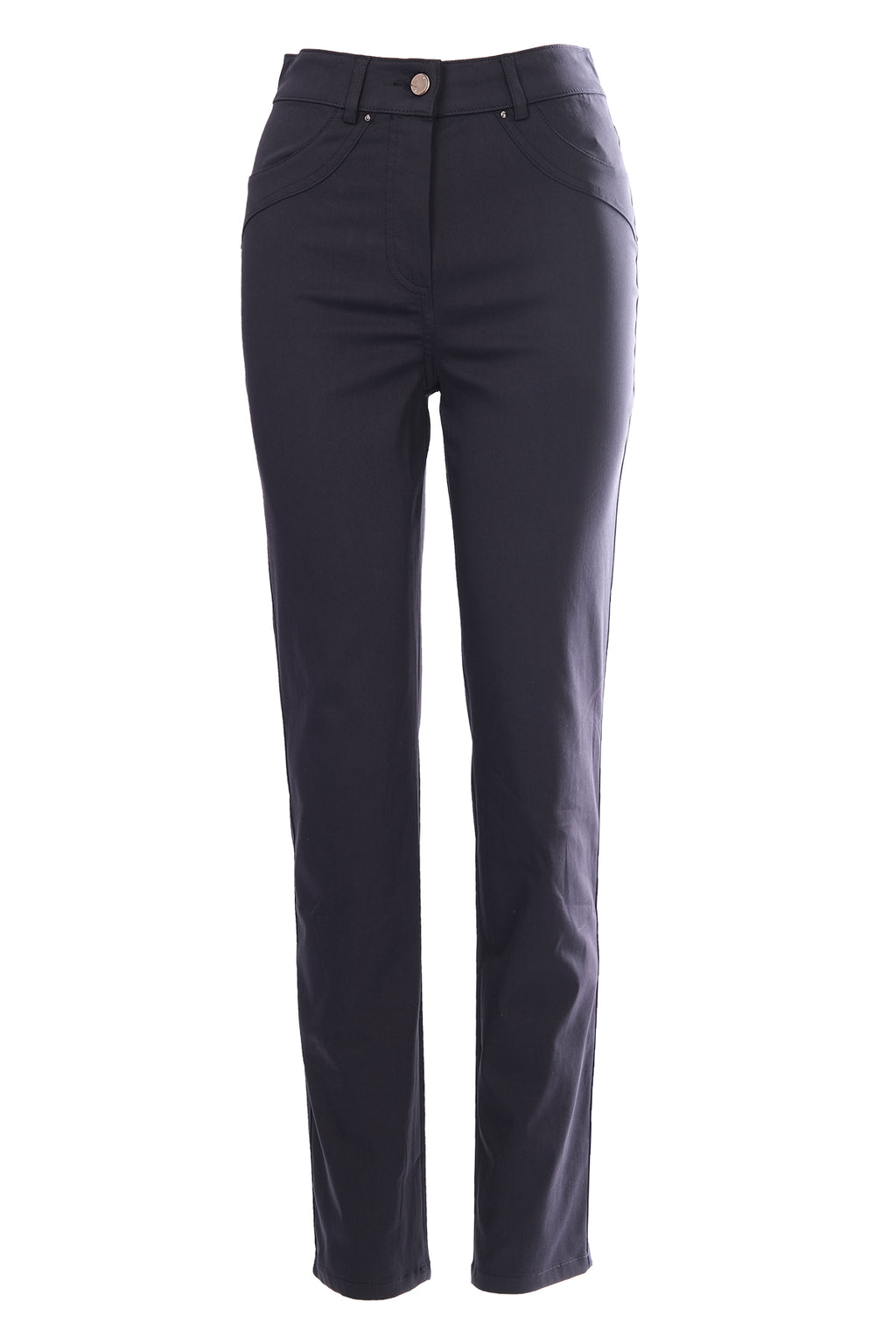 Seleste Minimalist Yüksek Bel Kadın Pantolon - Regular Fit - Günlük & Ofis
