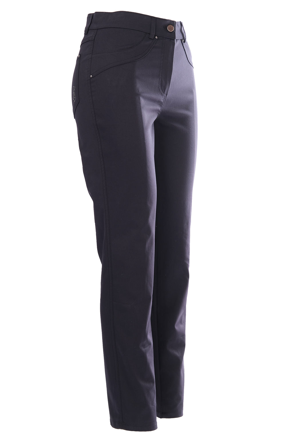 Seleste Minimalist Yüksek Bel Kadın Pantolon - Regular Fit - Günlük & Ofis
