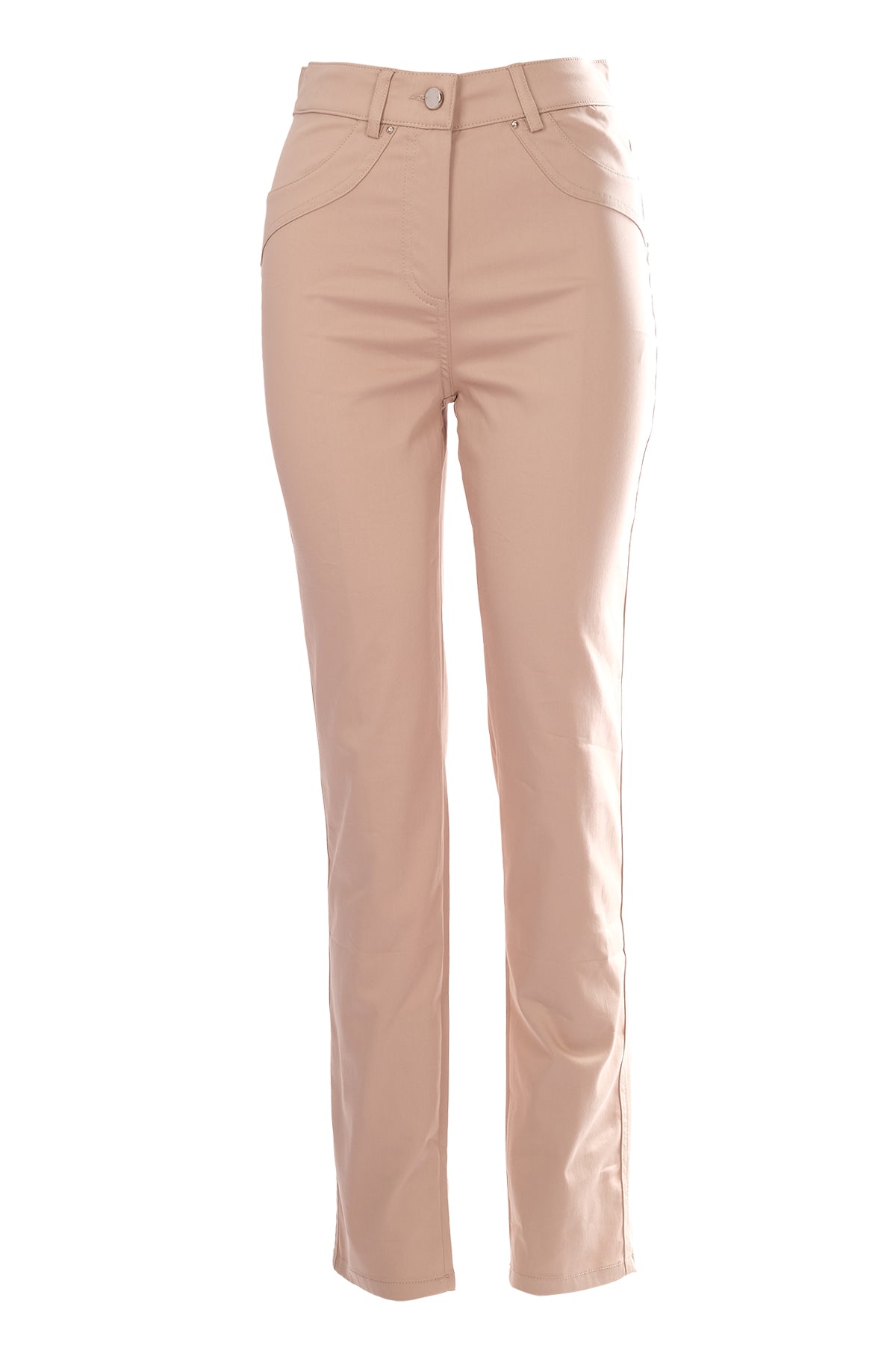 Seleste Minimalist Yüksek Bel Kadın Pantolon - Regular Fit - Günlük & Ofis Main image