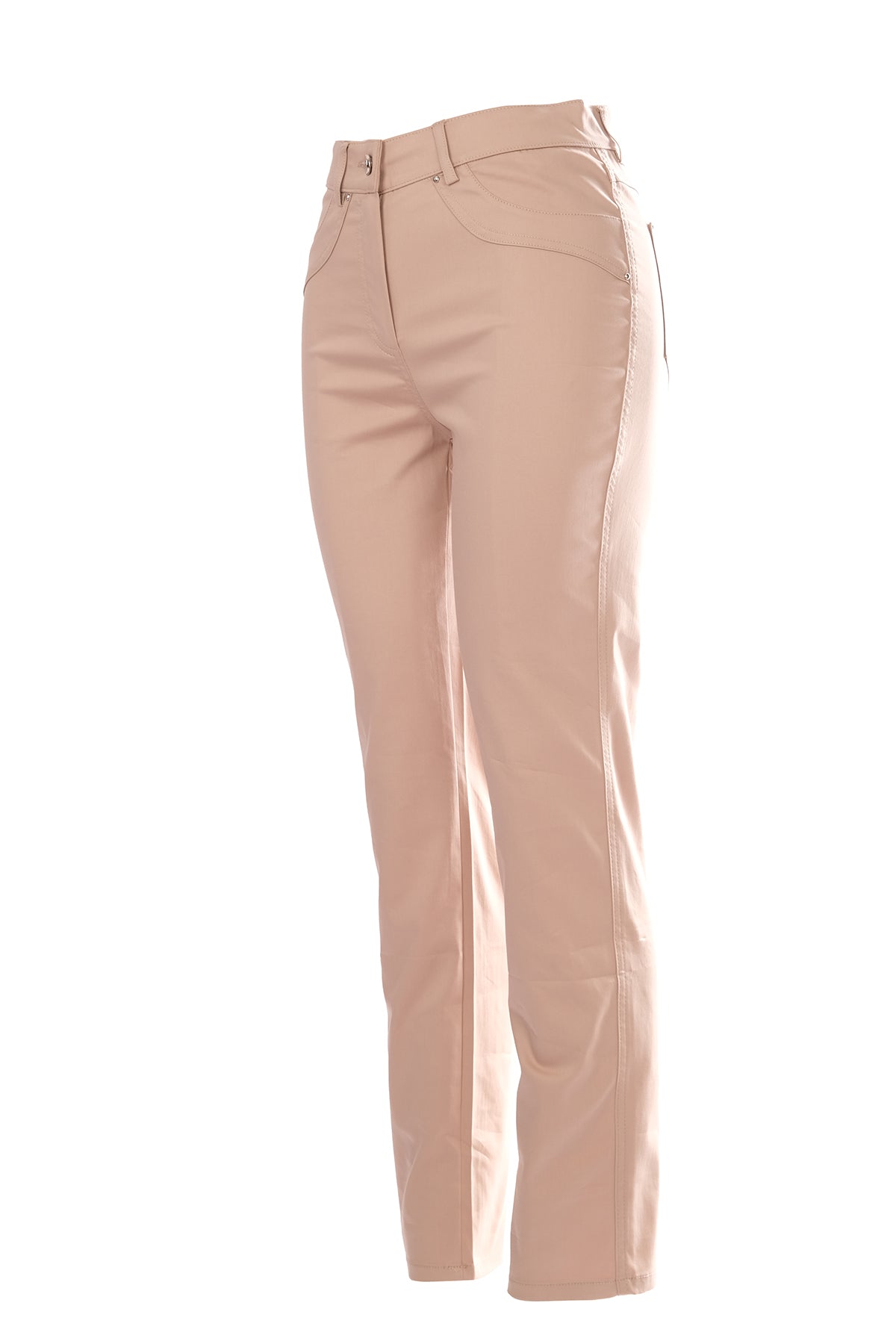 Seleste Minimalist Yüksek Bel Kadın Pantolon - Regular Fit - Günlük & Ofis Secondary image
