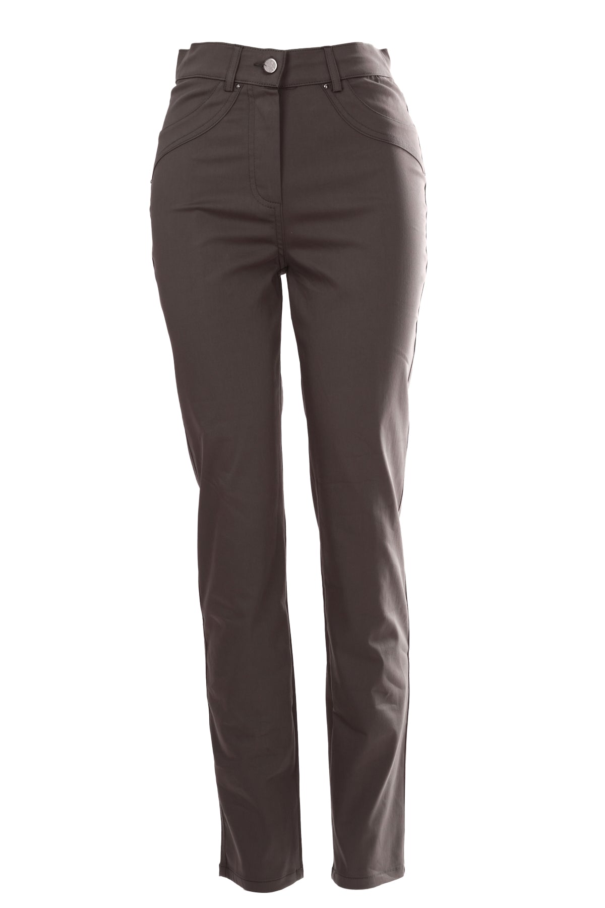 Seleste Minimalist Yüksek Bel Kadın Pantolon - Regular Fit - Günlük & Ofis