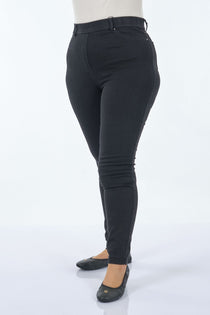 Seleste Minimalist High Waist Dar Paça Kadın Pantolon - Günlük Şıklık